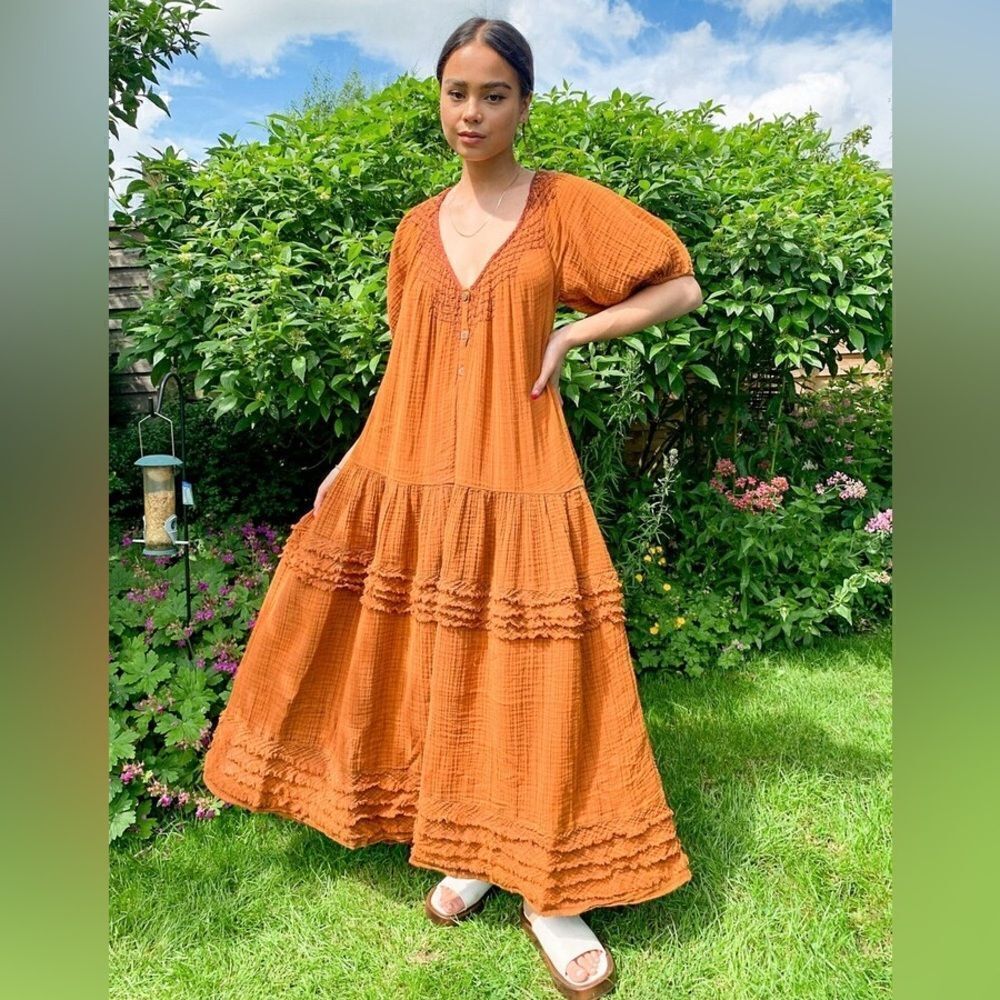 Free People Sunday Stroll Maxi Dress. Size S. Oversized.